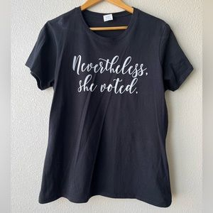 Nevertheless, She Voted T-shirt